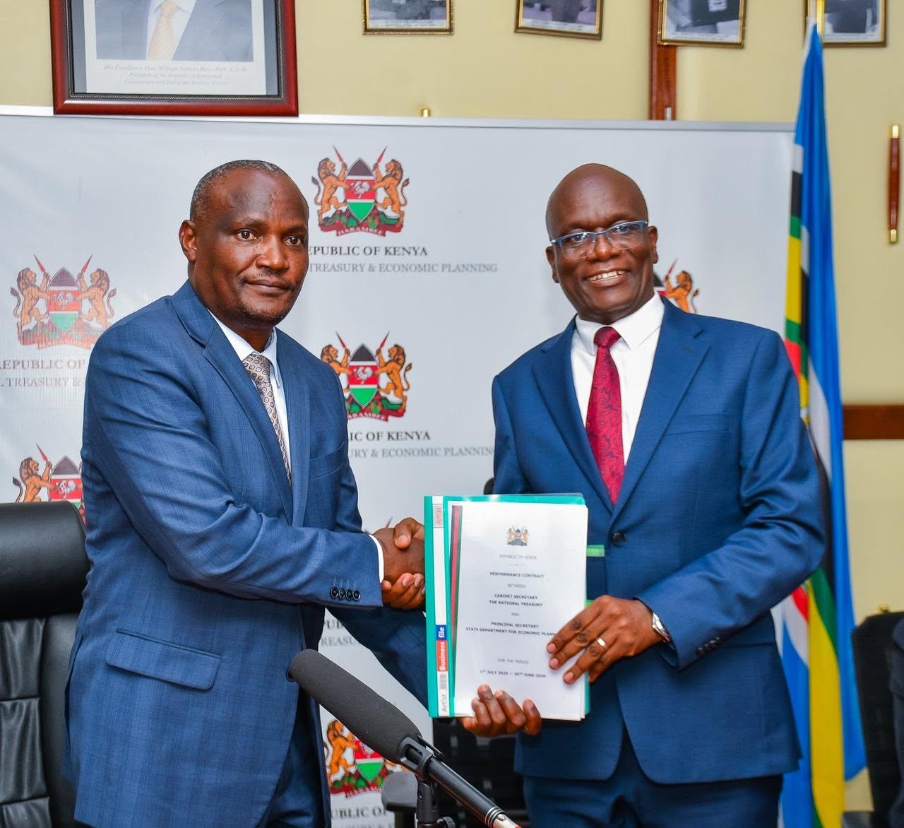 *Signing of  The National Treasury Cascaded Second Level Performance Contracts for the Financial Year 2025/2026* 