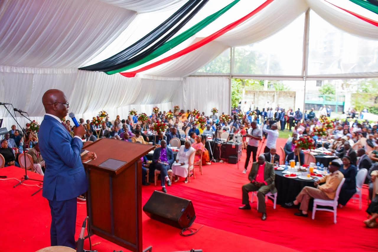 Principal Secretary, Dr. Bonface Makokha at  Brethren to Brethren Prayer Breakfast Forum at PAC University 