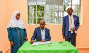 COMMISSIONING OF ONE STOREY TUITION  AND ADMINISTRATION BLOCK AT SIERA GIRLS SENIOR SCHOOL