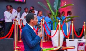 PS. DR. MAKOKHA ATTENDS CHURCH IN KITENGELA