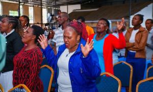 PS. DR. MAKOKHA ATTENDS CHURCH IN KITENGELA