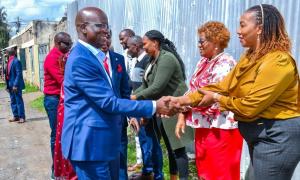 PS. DR. MAKOKHA ATTENDS CHURCH IN KITENGELA