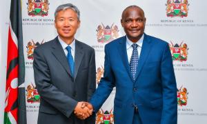 THE NATIONAL TREASURY CS JOHN MBADI MEETS THE MULTILATERAL COOPERATION CENTRE FOR DEVELOPMENT FINANCE CEO