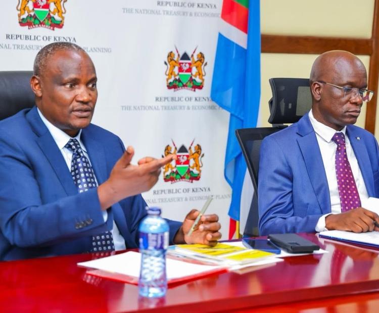 THE NATIONAL TREASURY CS JOHN MBADI MEETS THE MULTILATERAL COOPERATION CENTRE FOR DEVELOPMENT FINANCE CEO