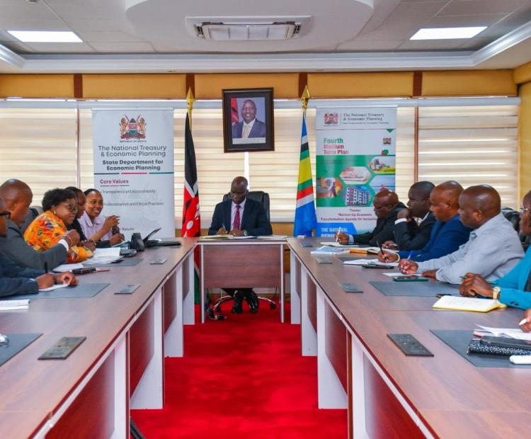 MEETING BETWEEN THE ECONOMIC PLANNING PRINCIPAL SECRETARY  WITH A TEAM FROM THE OFFICE OF THE HEAD OF PUBLIC SERVICE